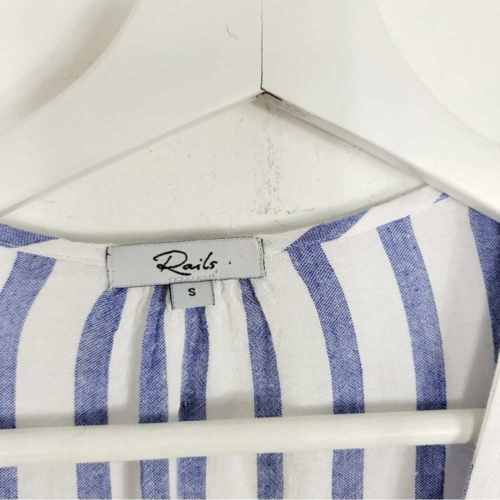 Rails Stripe Front Self Tie Mini Casual Dress - image 7